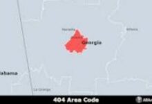 Area Coded 404 location